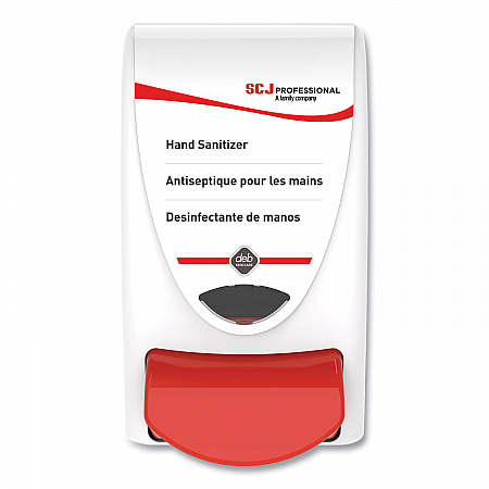 Hand Sanitizer Dispenser, 1L, 4.92 x 4.6 x 9.25, White (SAN1LDSEA)