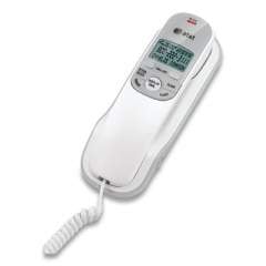 AT&T TR1909 Trimline Corded Telephone, White (852184)