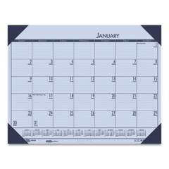 House of Doolittle EcoTones Recycled Monthly Desk Pad Calendar, 22 x 17, Sunset Orchid Sheets, Cordovan Corners, 12-Month (Jan to Dec): 2022 (12473)