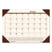 House of Doolittle EcoTones Recycled Academic Desk Pad Calendar, 18.5 x 13, Cream Sheets, Brown Corners, 12-Month (Aug to July): 2021 to 2022 (012541)