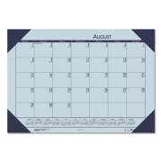 House of Doolittle EcoTones Recycled Academic Desk Pad Calendar, 18.5 x 13, Orchid Sheets, Cordovan Corners, 12-Month (Aug-July): 2021-2022 (012573)