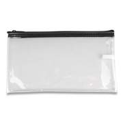 CONTROLTEK Multipurpose Zipper Bags, Vinyl, 11 x 6, Clear (530977)