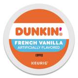 Dunkin Donuts K-Cup Pods, French Vanilla, 22/Box (1268)