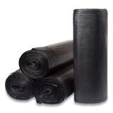Inteplast Group Low-Density Commercial Can Liners, 33 gal, 1.2 mil, 33" x 39", Black, 25 Bags/Roll, 6 Rolls/Carton (ECI333912K)