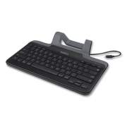Belkin Wired Tablet Keyboard with Stand for for iPad with Lightning Connector, Black (B2B130)