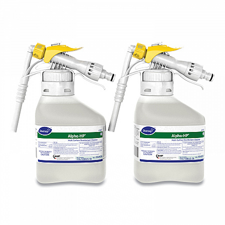 Alpha-HP Multi-Surface Disinfectant Cleaner, Citrus Scent, 1.5 L RTD Spray Bottle, 2/Carton (5549254)