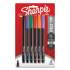 Sharpie Water-Resistant Ink Porous Point Pen, Stick, Fine 0.4 mm, Assorted Ink and Barrel Colors, 6/Pack (1976527)
