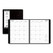 Blue Sky Aligned Monthly Planner with Built-In Pocket Page, 11 x 9, Black Cover, 12-Month (Jan to Dec): 2022 (123849)