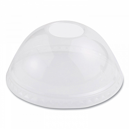 PLA Clear Cold Cup Lids, Dome Lid, Fits 9 oz to 24 oz Cold Cups, Plastic, Clear, 1,000/Carton (CPLCS12D)