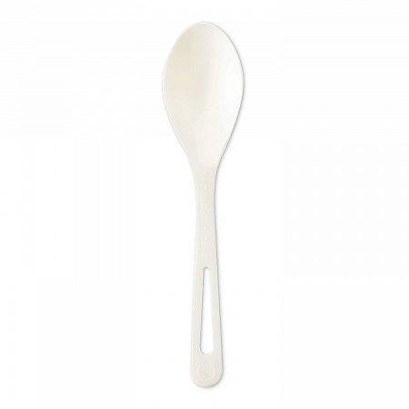 TPLA Bulk Cutlery, Spoon, Plastic, Light Beige, 1,000/Carton (SPPS6)