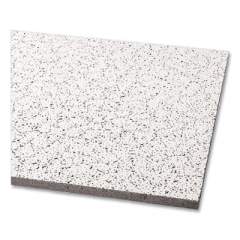 Armstrong Cortega Ceiling Tiles, Non-Directional, Square Lay-In (0.94"), 24" x 48" x 0.63", White, 12/Carton (24365377)