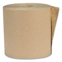 Eco Green Recycled Hardwound Paper Towels, 1-Ply, 1.6 Core, 7.88 x 800 ft, Kraft, 6 Rolls/Carton (910522)