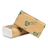 Eco Green Recycled Multifold Paper Towels, 1-Ply, 9.5 x 9.5, White, 250/Pack, 16 Packs/Carton (EW416)