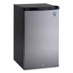 Avanti 4.4 Cu.Ft. Auto-Defrost Refrigerator, 19.25 x 22 x 33, Black with Stainless Steel Door (1169726)
