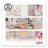 Avery Planner Sticker Variety Pack for Moms, Budget, Family, Fitness, Holiday, Work, Assorted Colors, 1,820/Pack (6780)