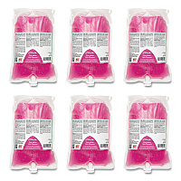 Pink Lotion Skin Cleanser Refill, Clean Bouquet Scent, 1,000 mL, 6/Carton (1122900)