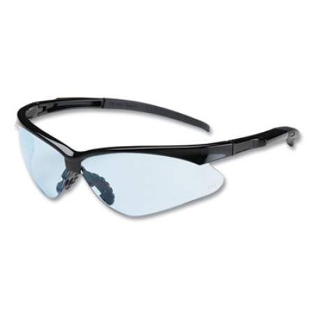 Bouton Adversary Optical Safety Glasses, Anti-Scratch, Light Blue Lens, Black Frame (176857)
