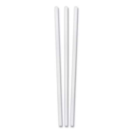 Berkley Square Jumbo Plastic Straw, 7.75", Clear, 500/Box, 24 Boxes/Carton (24340188)