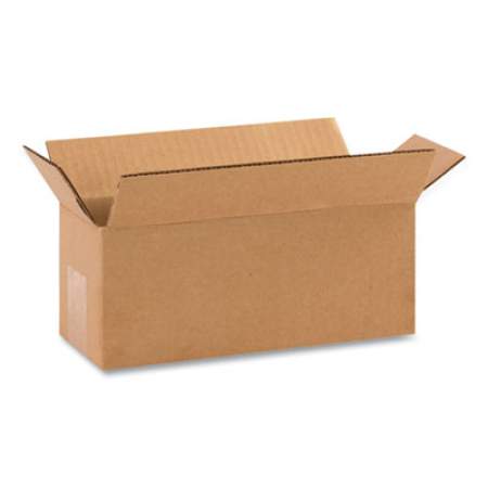 Coastwide Professional Fixed-Depth Shipping Boxes, 200 lb Mullen Rated, Regular Slotted Container (RSC), 24 x 6 x 6, Brown Kraft, 25/Bundle (693607)