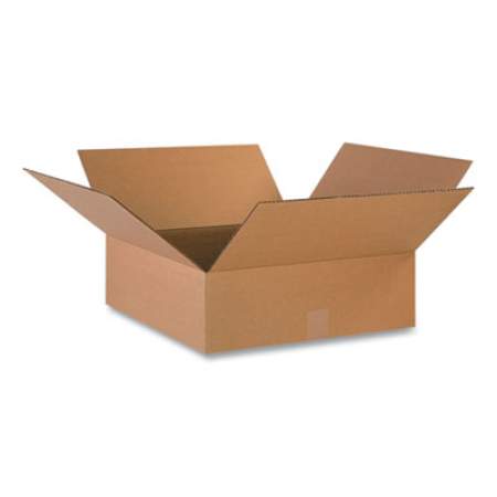 Coastwide Professional Fixed-Depth Shipping Boxes, 200 lb Mullen Rated, Regular Slotted Container (RSC), 18 x 18 x 6, Brown Kraft, 20/Bundle (694130)