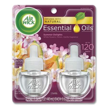 Air Wick Life Scents Scented Oil Refills, Summer Delights, 0.67 oz, 2/Pack (91112PK)