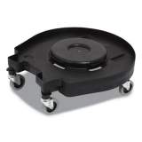 Coastwide Professional Click-Connect Waste Receptacle Dolly, Female End, For 32-44 gal Receptacles, 22.25 x 20.3 x 6.6, Black (24380832)
