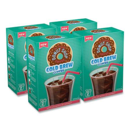 The Original Donut Shop Cold Brew Coffee SteePack Filters, Medium Roast, 4.23 oz SteePack, 2/Pack (24404558)