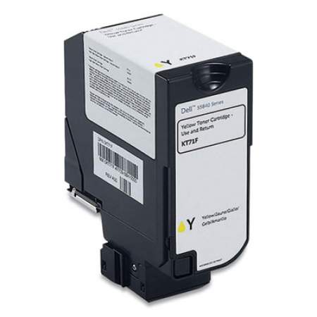 Dell KT71F Toner, 6,000 Page-Yield, Yellow (2601412)
