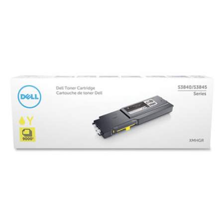Dell XMHGR Extra High-Yield Toner, 9,000 Page-Yield, Yellow (2729985)