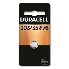 Duracell Button Cell Battery, 303/357, 1.5V, 3/Pack (24000885)