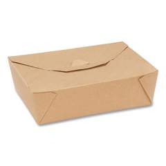 Dixie Reclosable One-Piece Natural-Paperboard Take-Out Box, 8.5 x 6.25 x 2.5, Brown, 200/Carton (24451843)