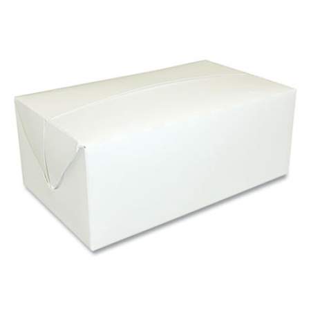 Dixie Fast-Top One-Piece Paperboard Take-Out Box, 7 x 4.25 x 2.75, White, 500/Carton (24451855)