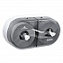 SofPull Twin High-Capacity Center-Pull Bathroom Tissue Dispenser, 20.13 x 7 x 10.75, Smoke (56509)
