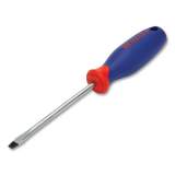 Workpro Straight-Handle Cushion-Grip Screwdriver, 3/16" Slotted Tip, 4" Shaft (W021008WE)