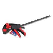 Workpro Heavy-Duty Quick-Release Ratcheting Bar Clamp, 18" Capacity, Black/Red (W032036WE)
