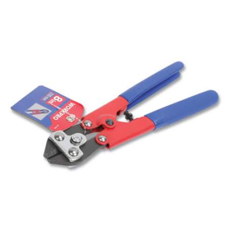 Workpro Bolt Cutter, 8" Long, Chrome-Molybdenum Steel, Blue/Red Soft-Grip Handle (24394572)