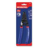 Workpro Tapered Nose Spring-Loaded Multi-Purpose Wiring Tool, Metric Bolt, AWG/Metric Wire, 7" Long, Metal, Blue/Red Soft-Grip Handle (W091019WE)