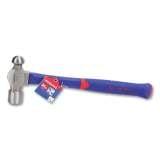 Workpro Ball Pein Hammer, 24 oz, 12" Blue/Red Rubberized Fiberglass Handle (24394578)