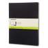 Moleskine Cahier Journal, Unruled, Black Cover, 11 x 8.5, 60 Sheets, 3/Pack (2421899)