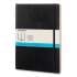 Moleskine Classic Softcover Notebook, Quadrille (Dot Grid) Rule, Black Cover, 10 x 7.5, 80 Sheets (2799888)
