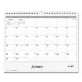 Blue Sky Enterprise Wall Calendar, Enterprise Geometric Artwork, 15 x 12, White/Gray Sheets, 12-Month (Jan to Dec): 2022 (111292)