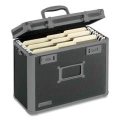 Vaultz Locking Personal File Tote, Letter, 7.25 x 13.75 x 12.5, Tactical Black (2122992)