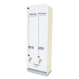 Impact Naturelle J6-RC Enamel Feminine Dual Dispenser, Metal, 10.63 x 5.63 x 30.5, White (25191000)