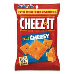 Cheez-It Baked Snack Crackers, Extra Cheesy, 3 oz Bag (24422348)