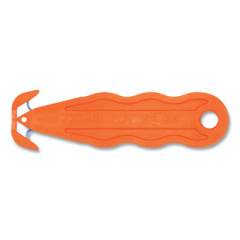 Klever Kutter Kurve Blade Plus Safety Cutter, 5.75" Handle, Orange, 10/Box (PLS100G)