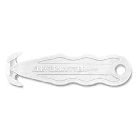 Klever Kutter Kurve Blade Plus Safety Cutter, 5.75" Handle, White, 10/Box (24356312)