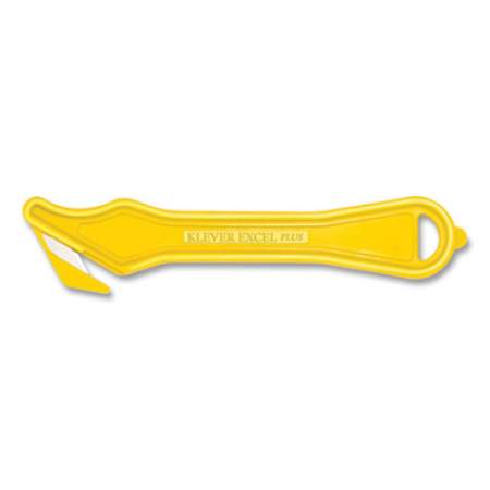 Klever Kutter Excel Plus Safety Cutter, 7" Handle, Yellow, 10/Box (24356313)