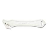 Klever Kutter Excel Plus Safety Cutter, 7" Handle, White, 10/Box (PLS40030W)