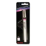 Koh-I-Noor 3165 Series Rapidograph Refillable Technical Drawing Fountain Pen, 4x0 0.18 mm, Ink, White/Pink (24405399)