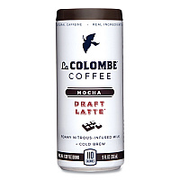 Draft Latte Cold Brew, Nitrous Infused Milk, Mocha, 9 oz Can, 12/Carton (LCT00001)